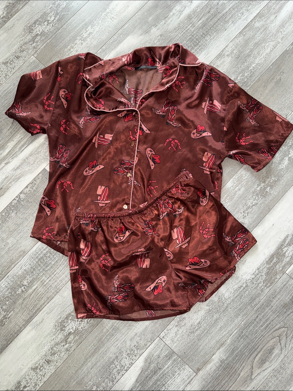 Midnight bakery western pajamas